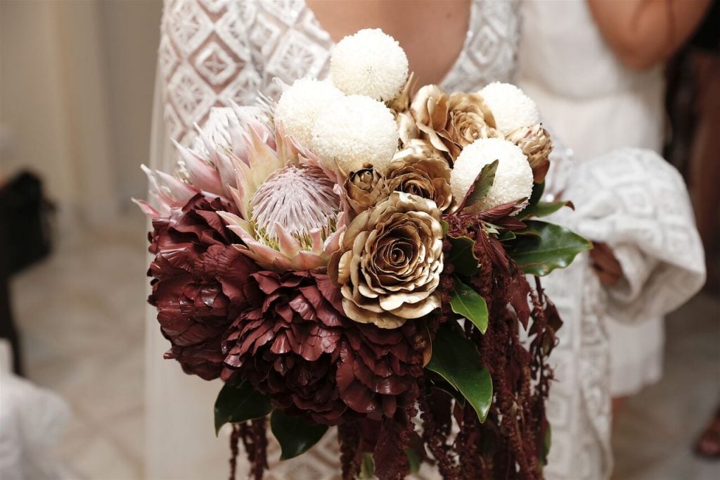 gold themed wedding
