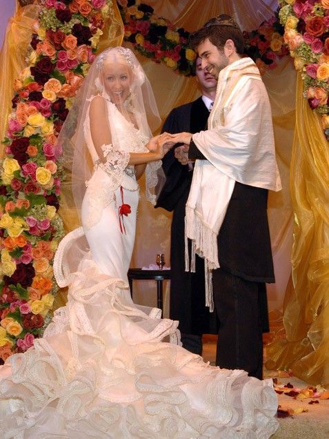 christina aguilera jordan bratman wedding
