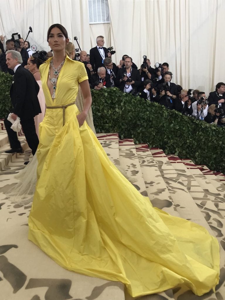lily aldridge met gala 2018 pic