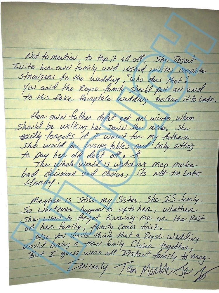 thomas markle jr letter 2