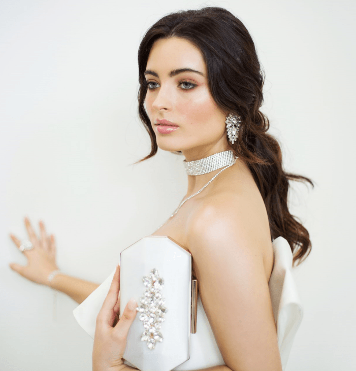 colette ivory clutch