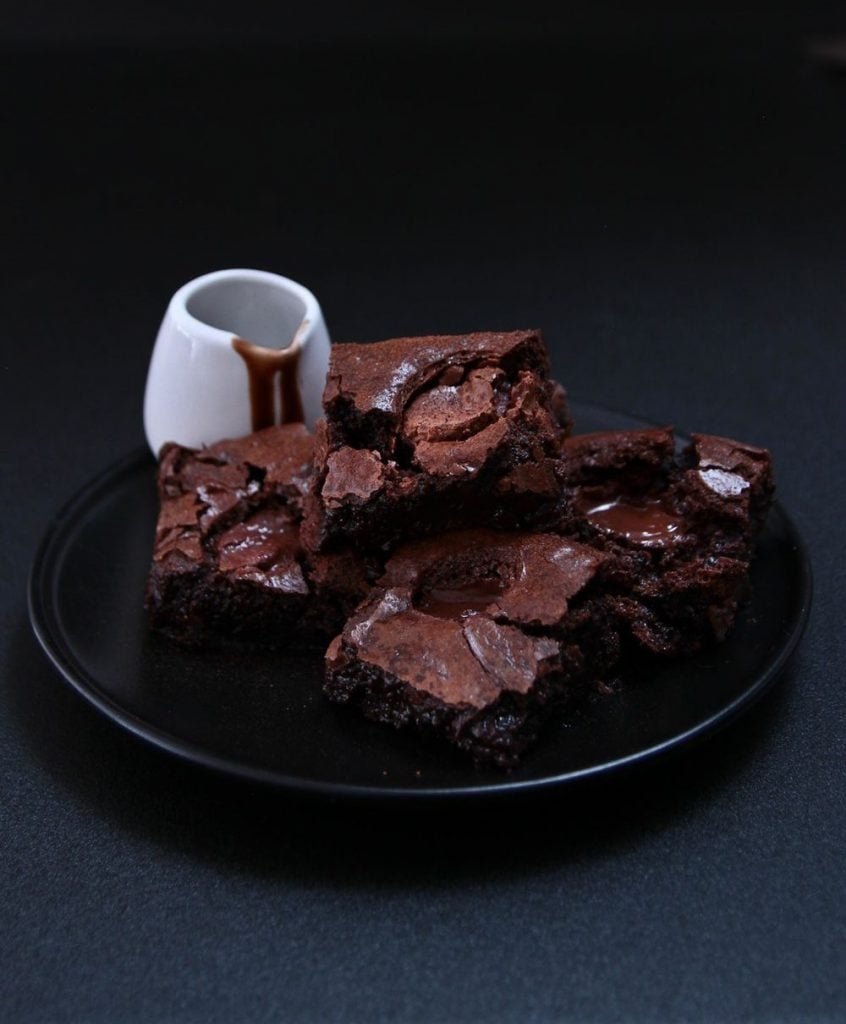 easter egg brownies