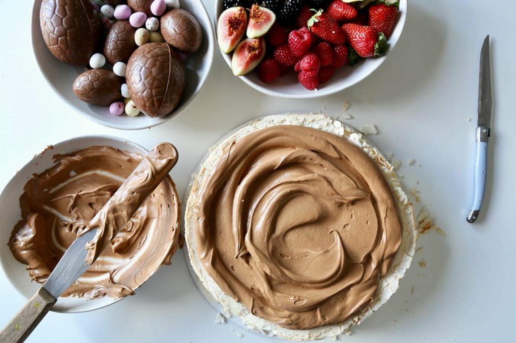 chocolate easter pavlova project sweet stuff