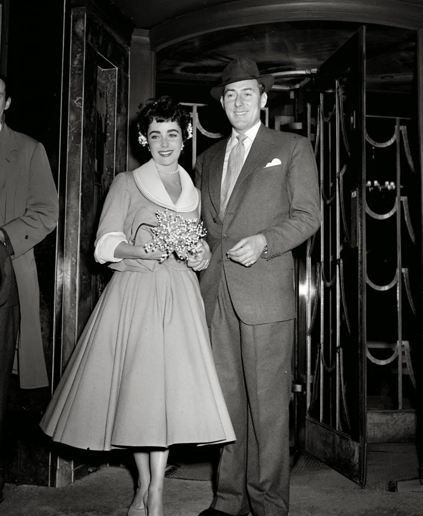 Elizabeth Taylor and Michael Welding