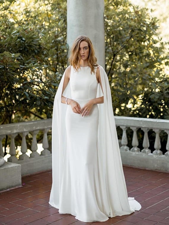 bridal cape davie and chiyo