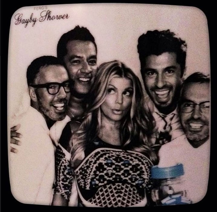 Fergie Gayby Shower Black and White