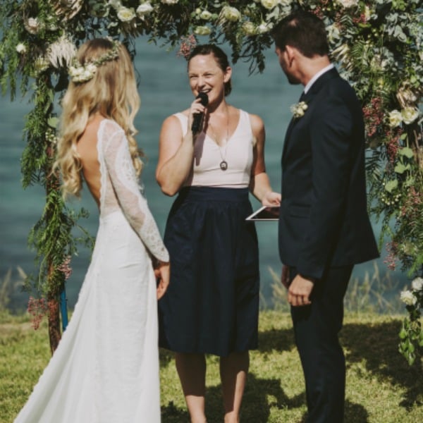 boho beach wedding 