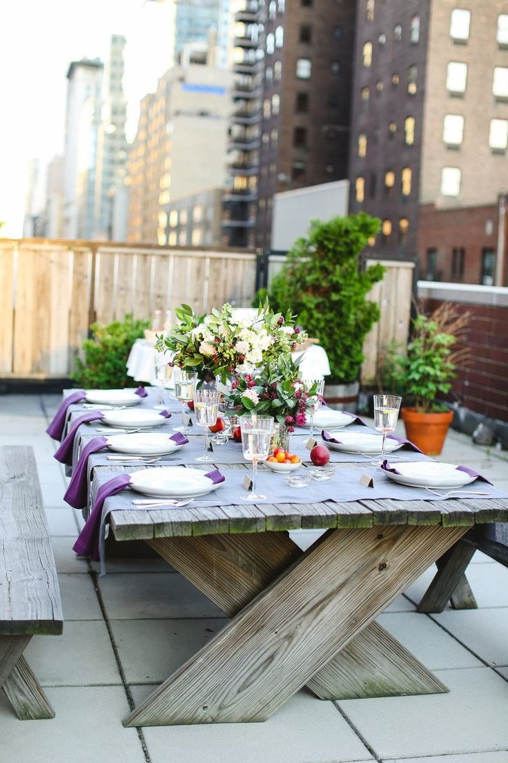 rooftop engagement party 