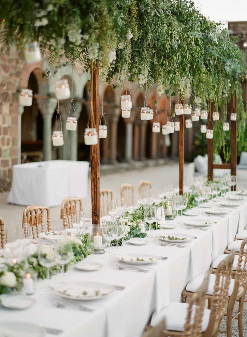 mason jars wedding lighting decor