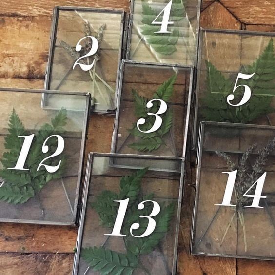 pressed flowers wedding ideas