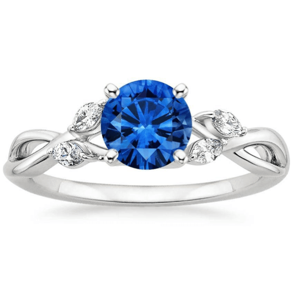 blue saphire ring
