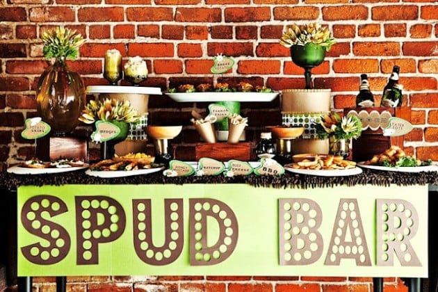 spud bar food station ideas 