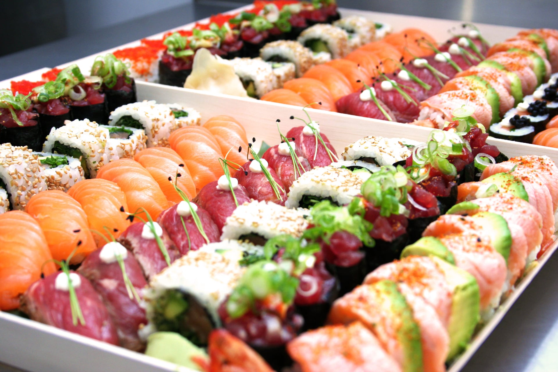 sushi station wedding 