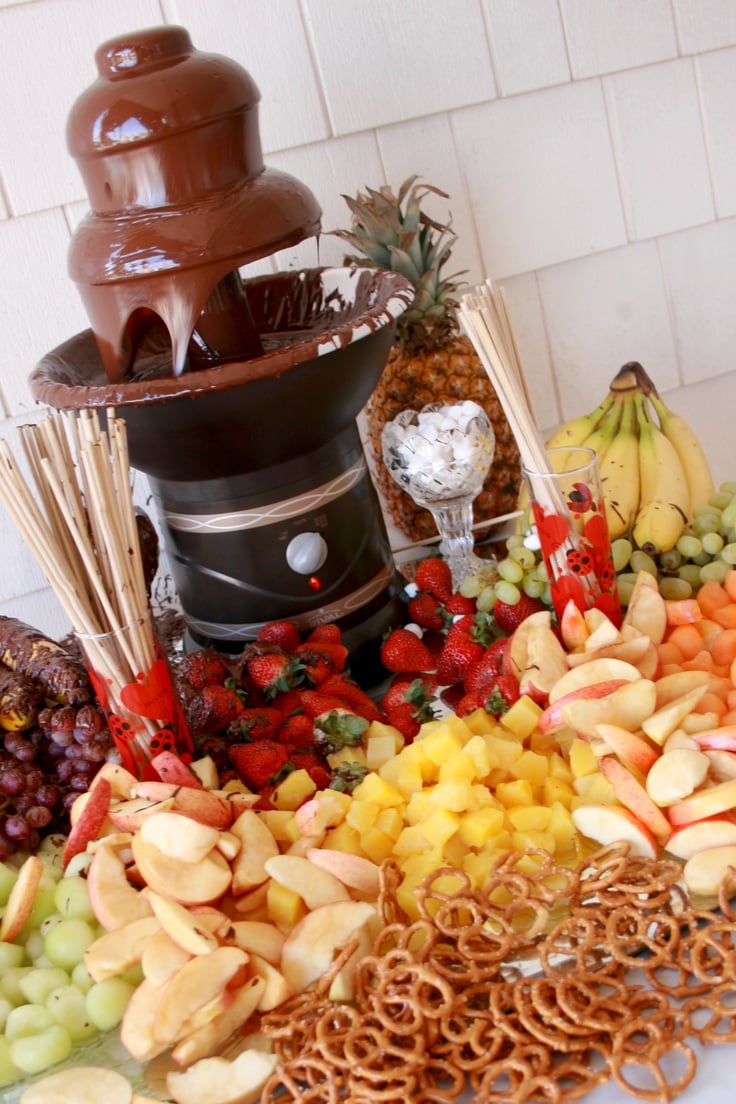 chocolate fountain wedding 