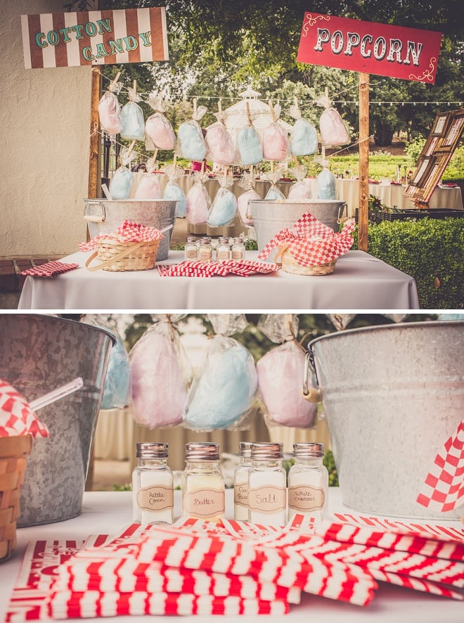 fairy floss station wedding 