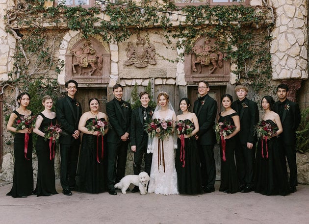 Harry Potter themed wedding 