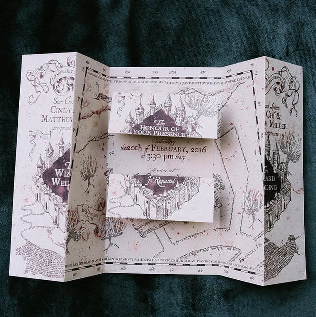 Harry Potter themed wedding 