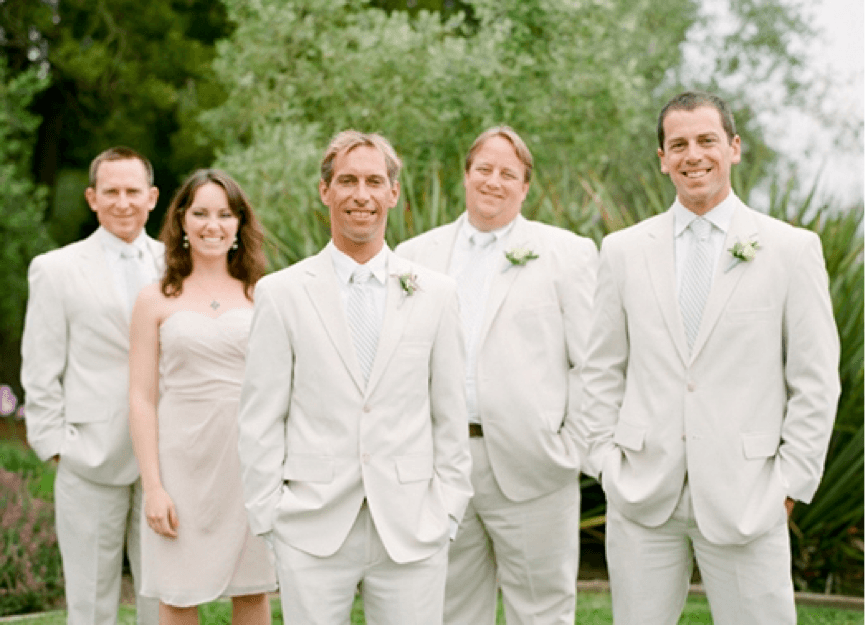 mixed gender bridal party