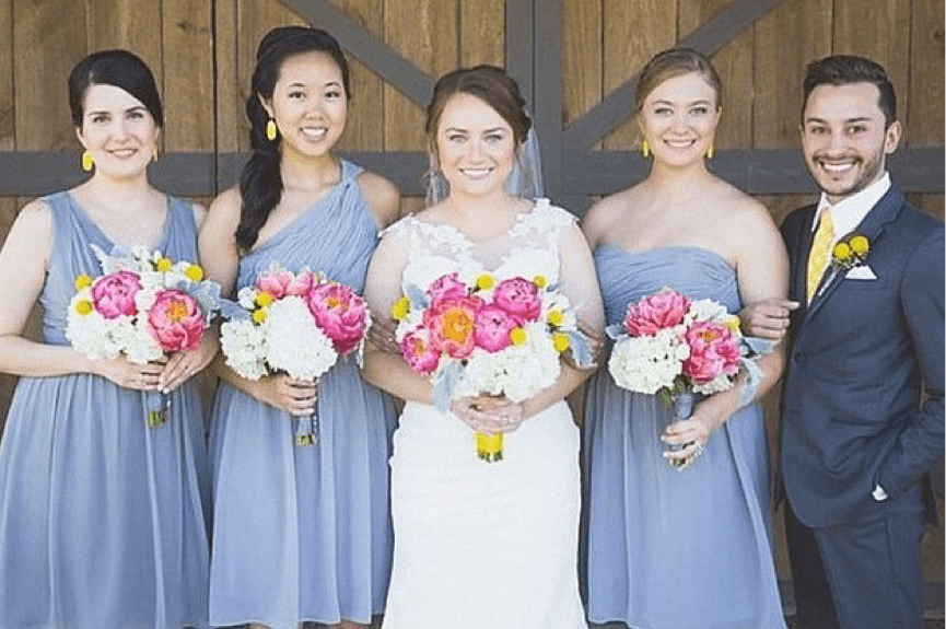 mixed gender bridal party