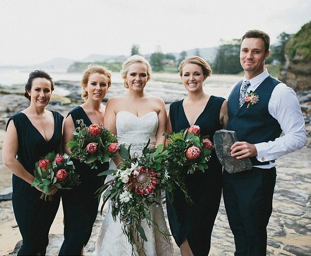 mixed gender bridal party
