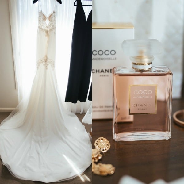 modern black and white wedding 