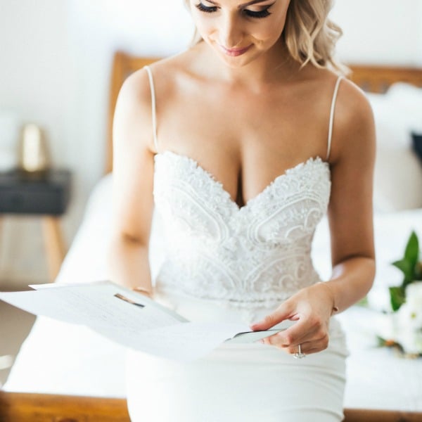 modern black and white wedding 