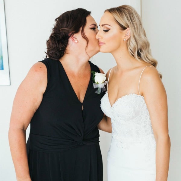 modern black and white wedding 