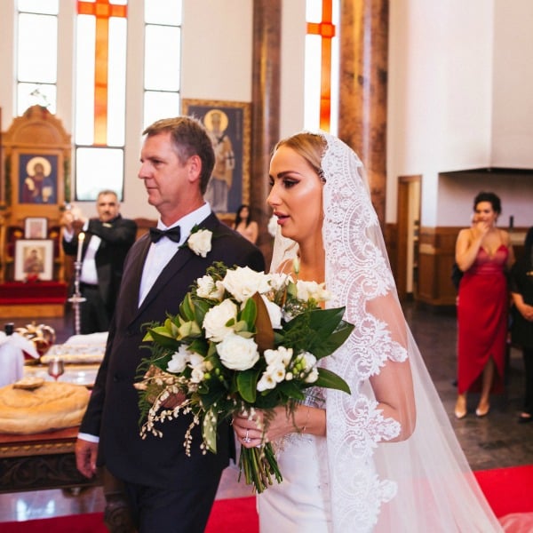 modern black and white wedding 