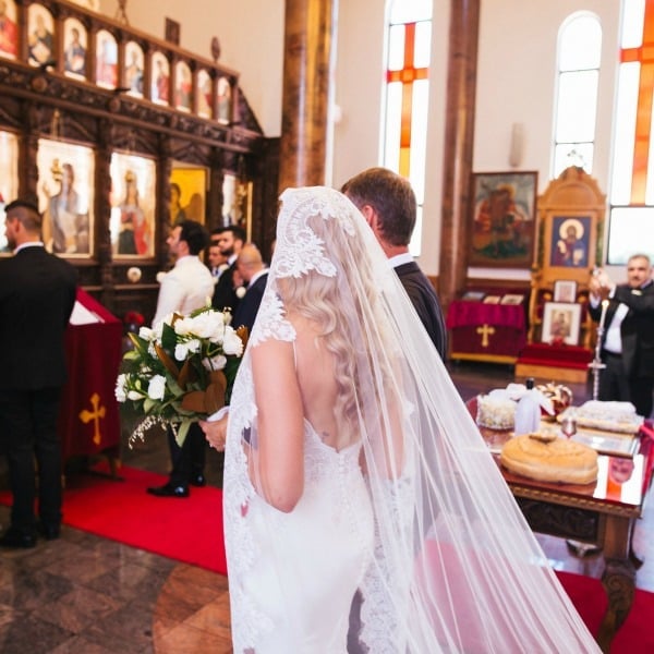 modern black and white wedding 
