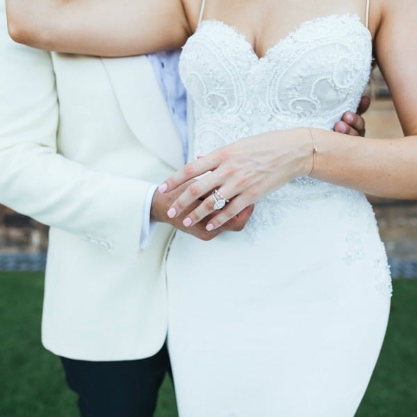 modern black and white wedding 