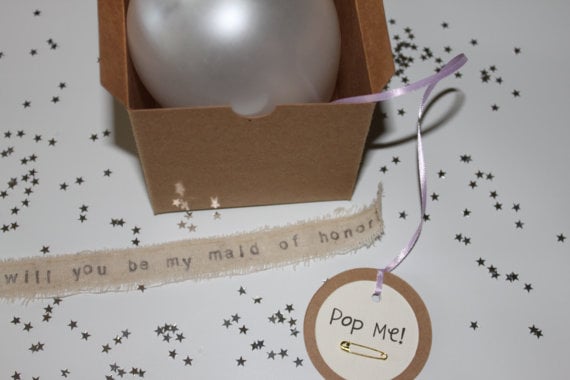 be my bridesmaid balloon 