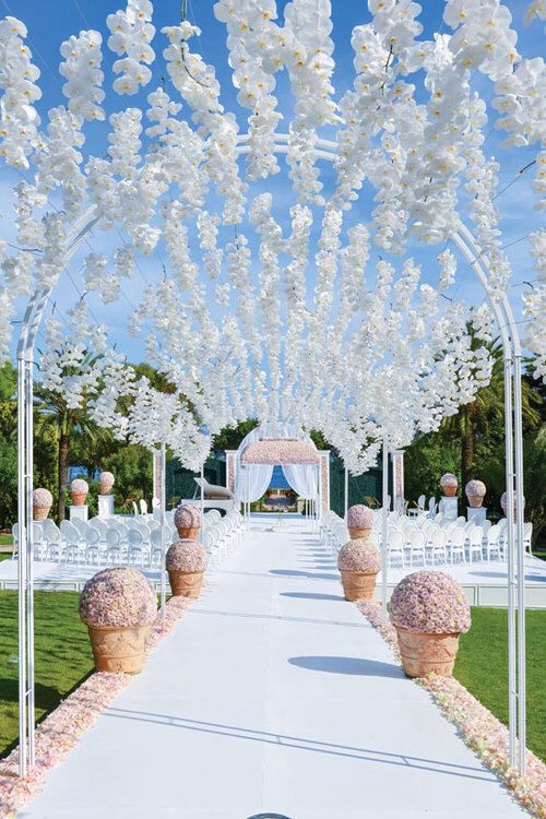 wedding aisle decorations 