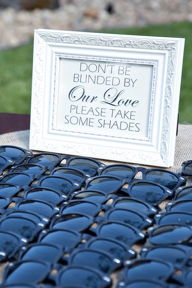 funny wedding sign 