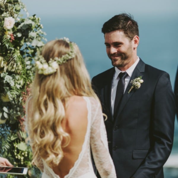 boho beach wedding 