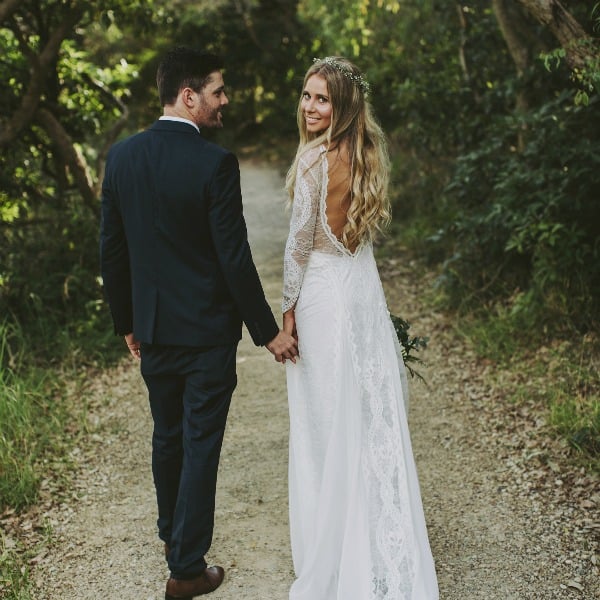 boho beach wedding 
