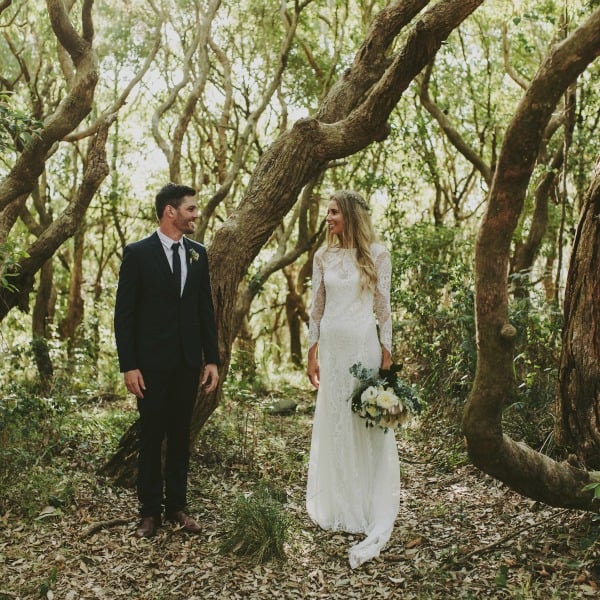 boho beach wedding 