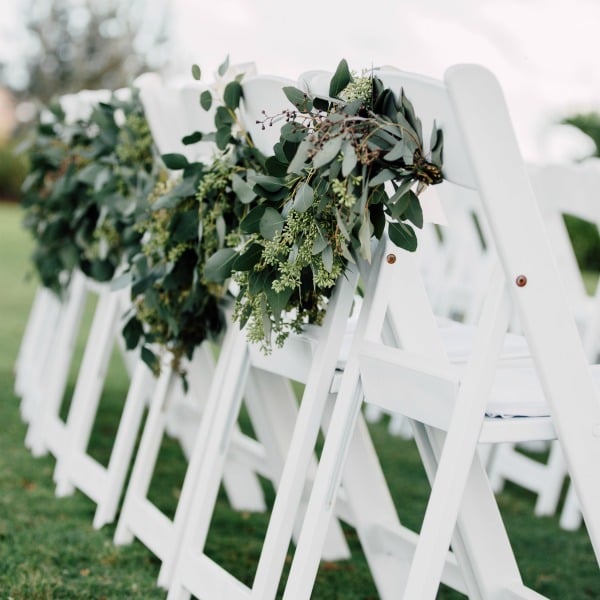 Romantic garden wedding with boho vibe