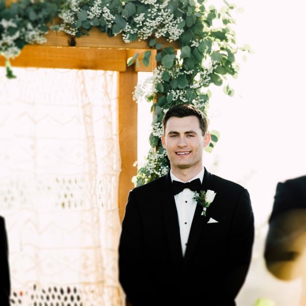 Romantic garden wedding with boho vibe