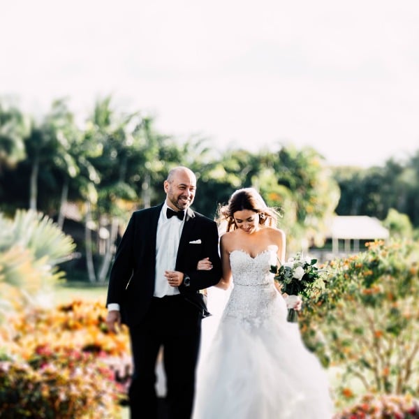 Romantic garden wedding with boho vibe