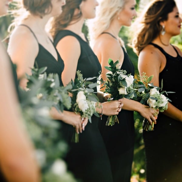 Romantic garden wedding with boho vibe