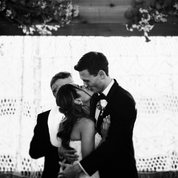 Romantic garden wedding with boho vibe