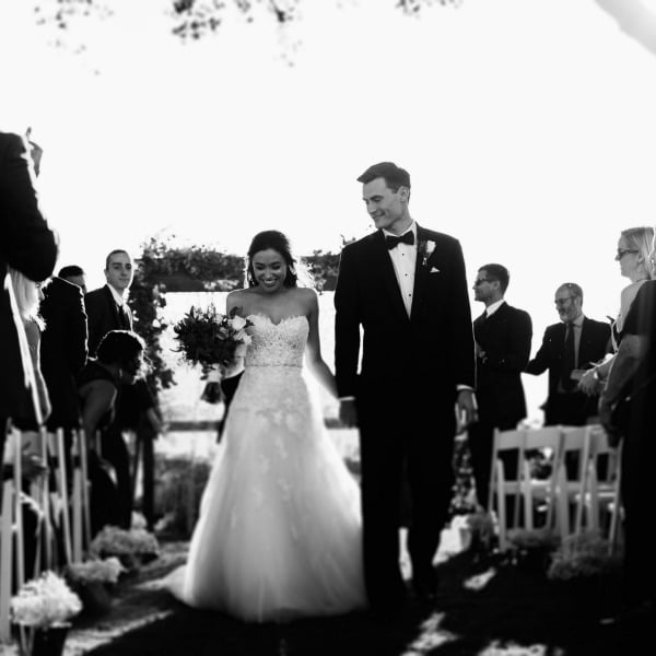 Romantic garden wedding with boho vibe
