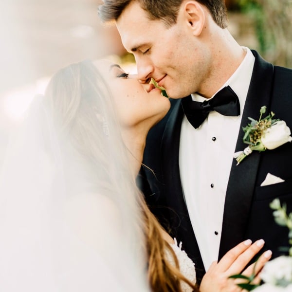 Romantic garden wedding with boho vibe