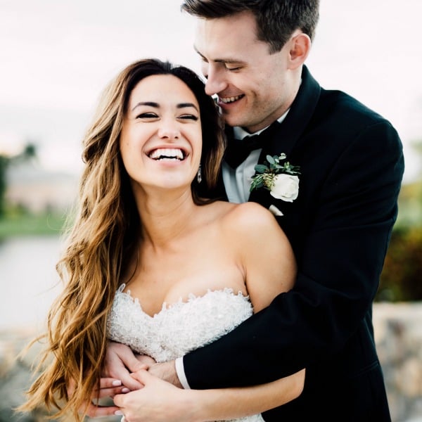 Romantic garden wedding with boho vibe