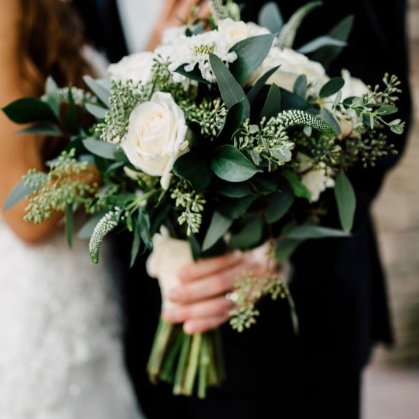 Romantic garden wedding with boho vibe