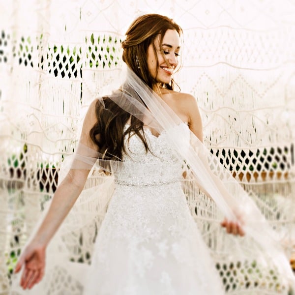 Romantic garden wedding with boho vibe