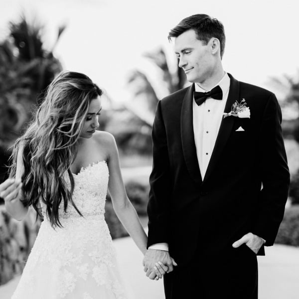 Romantic garden wedding with boho vibe