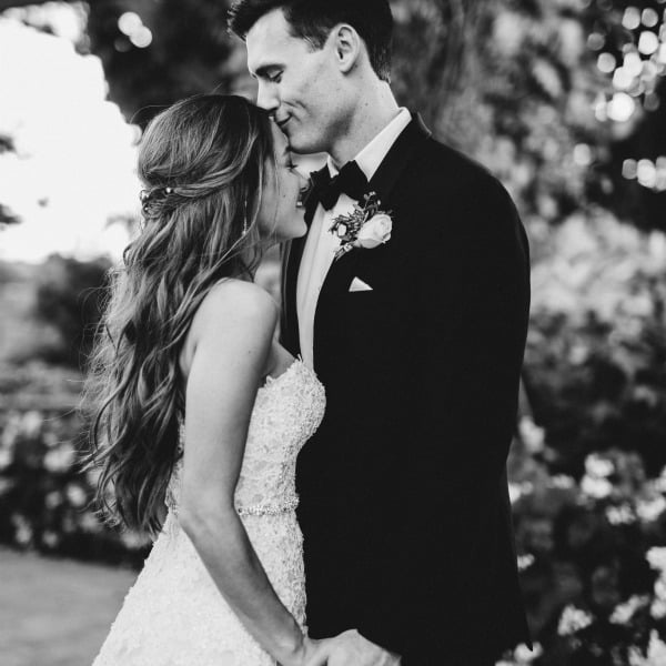 Romantic garden wedding with boho vibe