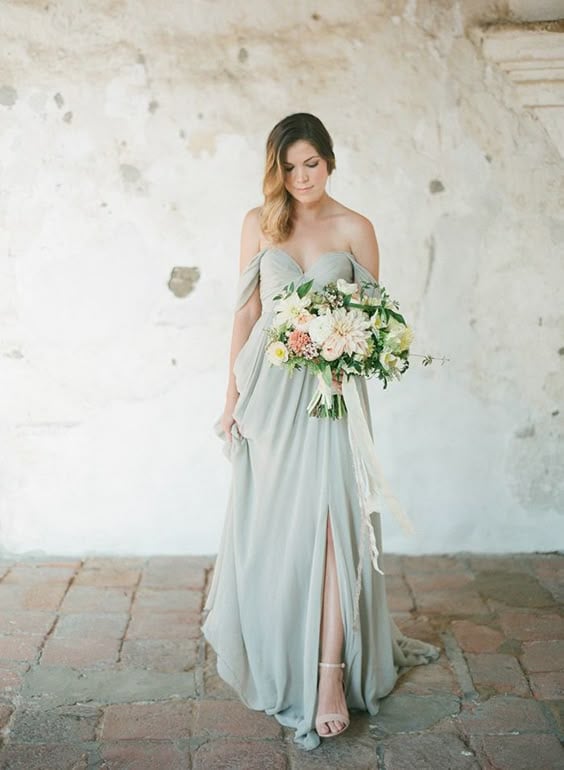 Simple Wedding Ideas with Pastel Spring Florals: 
