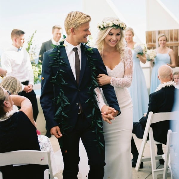 audrina patridge wedding, audrina patridge corey bohan wedding, wedding hawaii celebrity, audrina the hills wedding